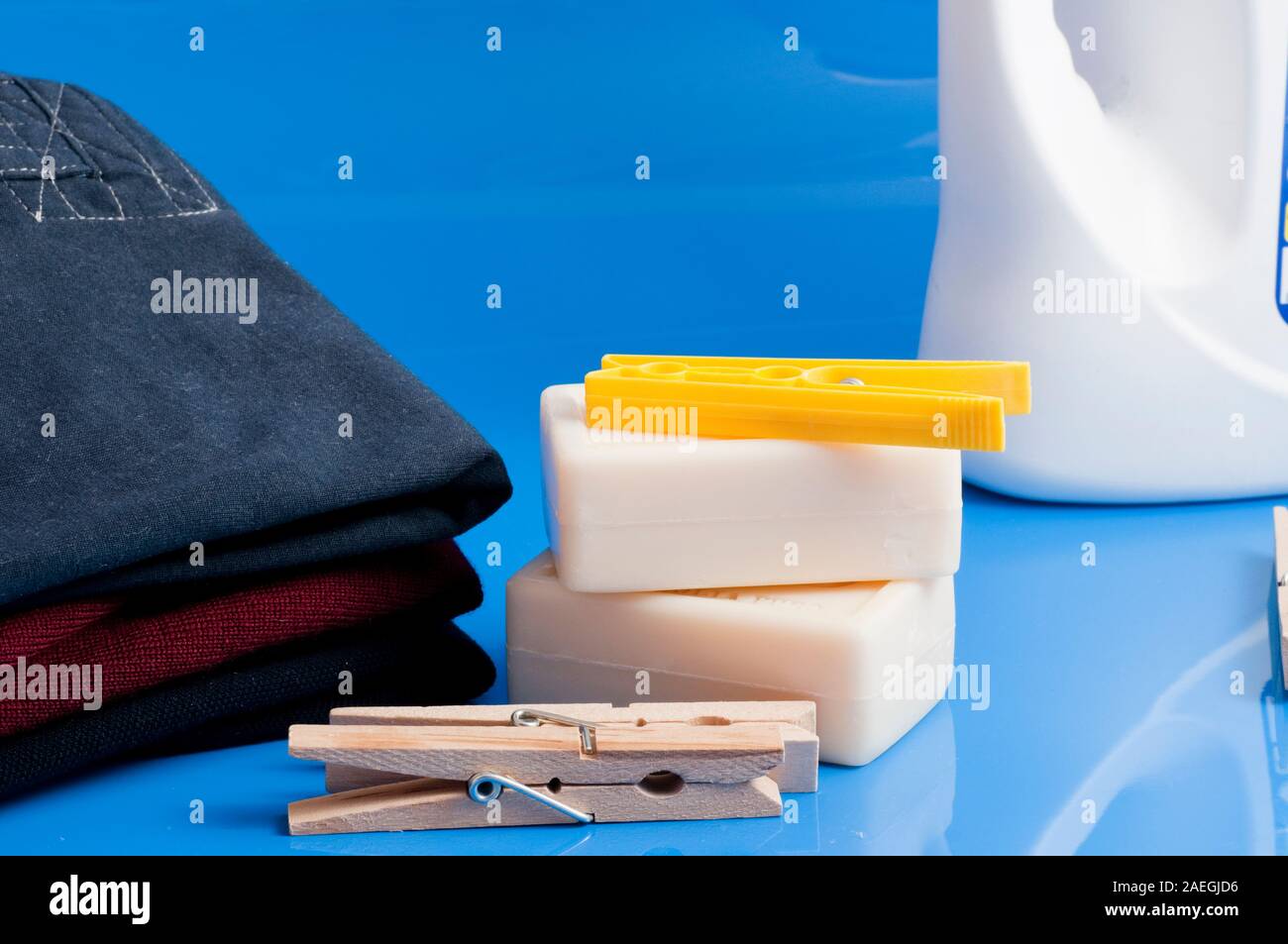 soap, clothes and laundry Stock Photo Alamy