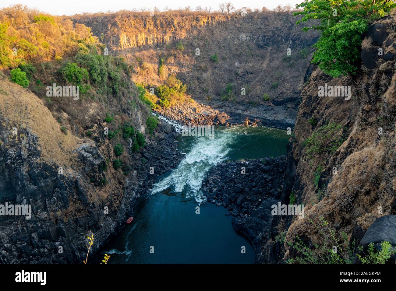 Victoria Falls, Named by David Livingstone in 1855 after Queen Victoria ...