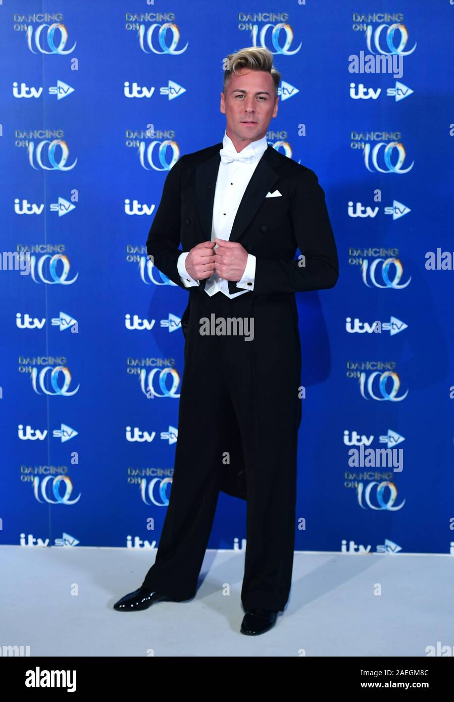 Matt evers attending launch dancing on ice 2020 hires stock