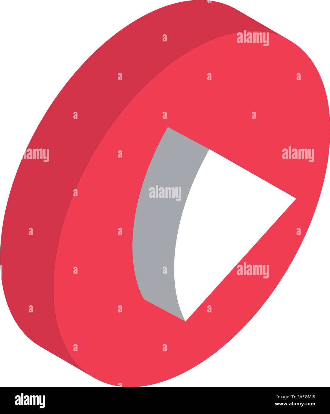 Video player isometric icon Stock Vector Images - Alamy