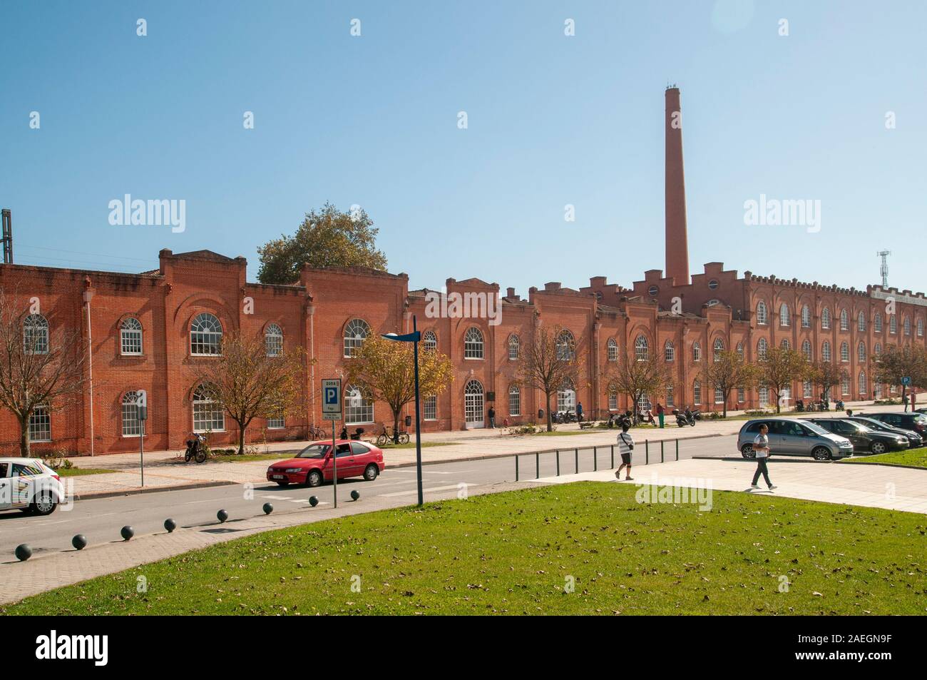 Former ceramic tile factory along the Central Canal Aveiro, Portugal