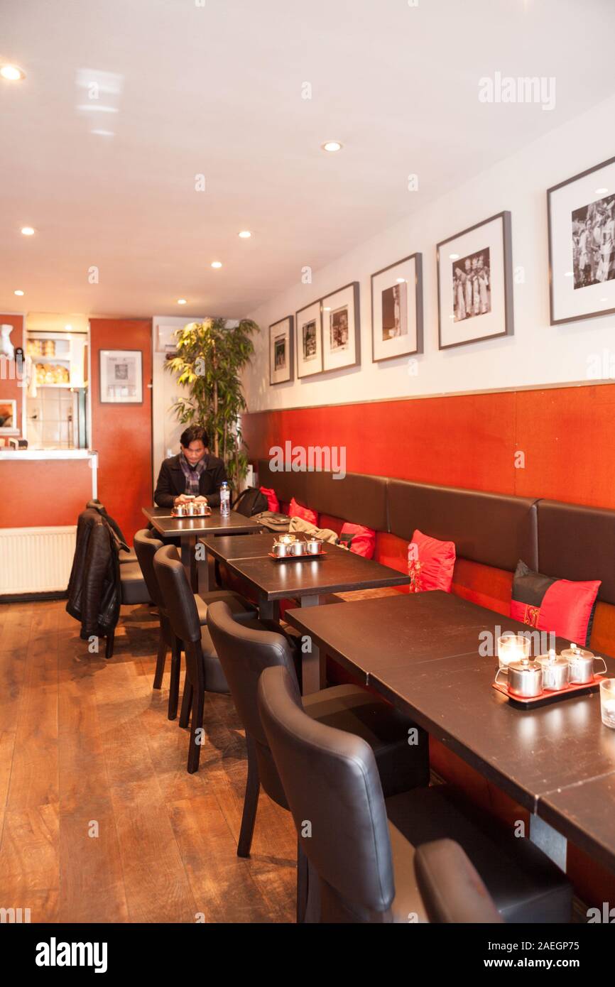 Restaurant Warung Spang Makandra, Amsterdam, The Netherlands Stock