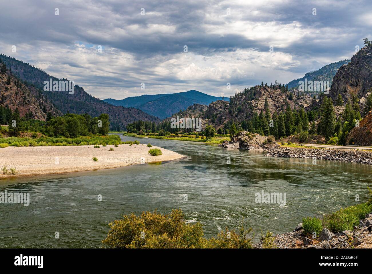 Idaho Montana Border