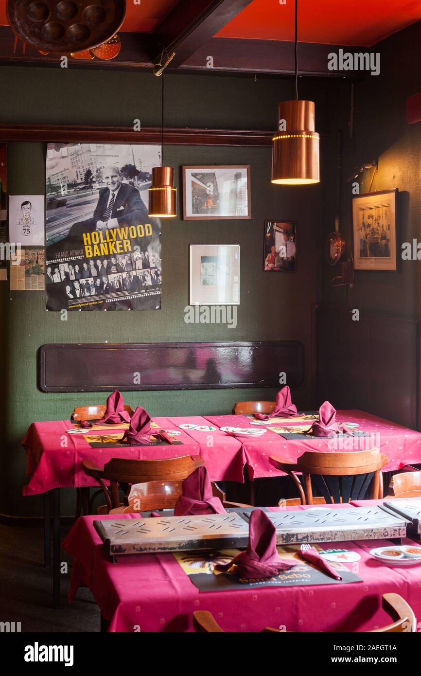 Rijstafel at Sama Sebo Indonesian restaurant, Amsterdam, Netherlands