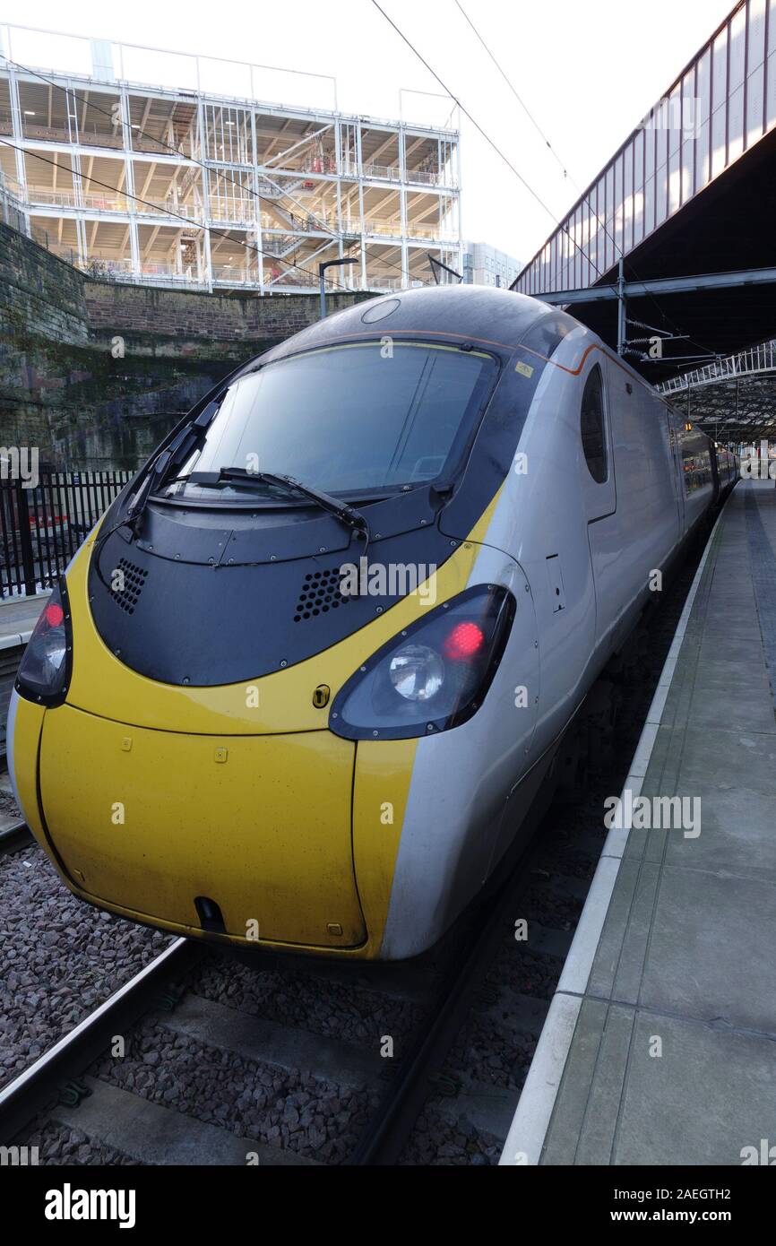Liverpool, UK. 9th Dec, 2019. Avanti West Coast train at Lime St