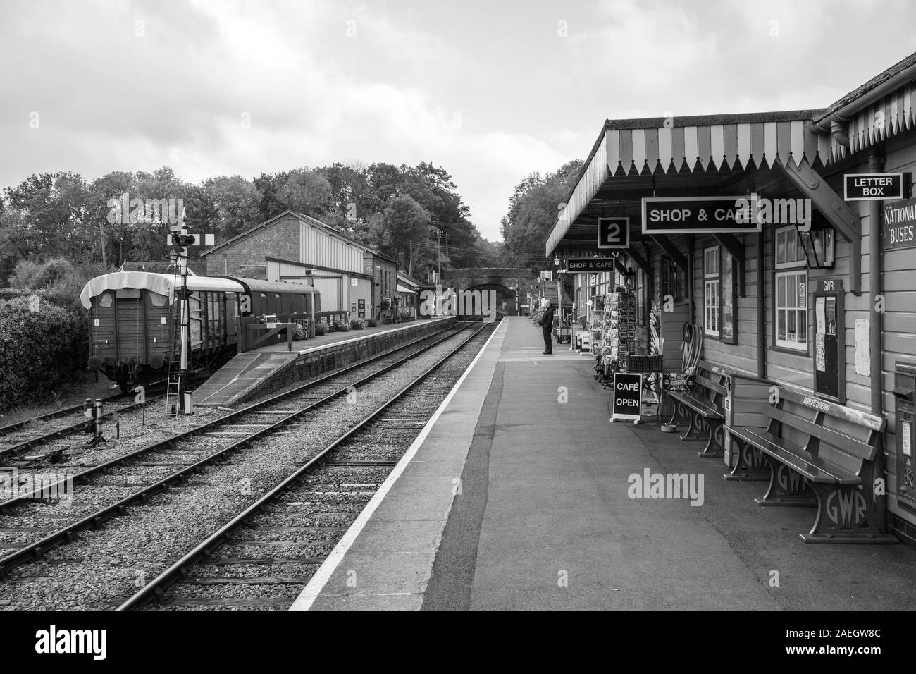 Bishops Lydeard Station Stock Photo
