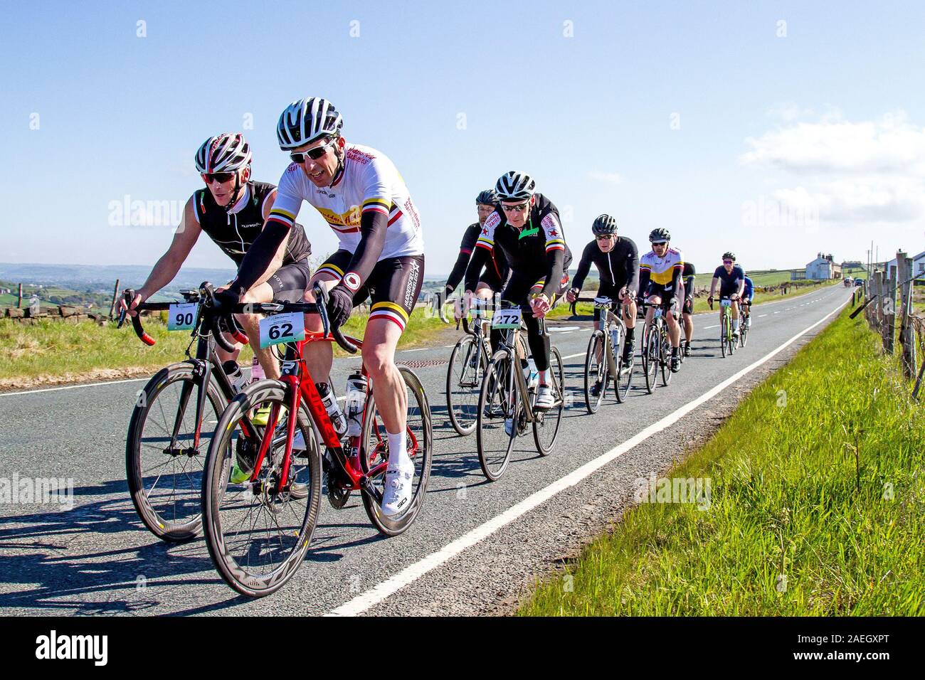 Brian Robinson Challenge Ride (Sportive) 2010 Stock Photo