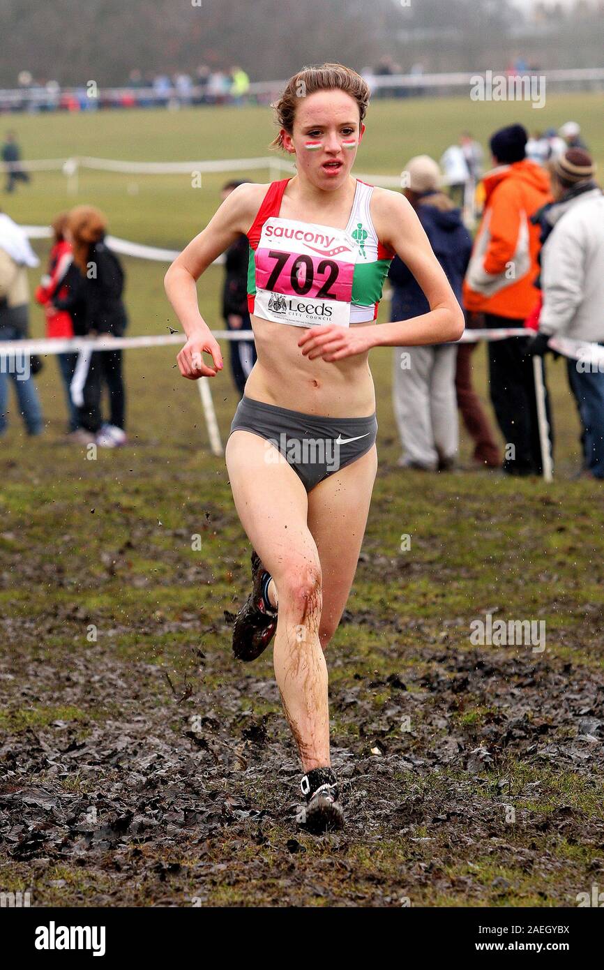 Enelia Gorecka, 2010 English National Cross Country Championships Stock Photo