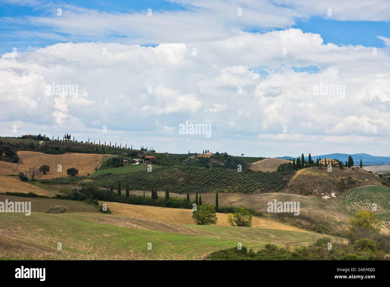 Southern Italy Rural Typical agricultural landscape farmland south hi-res stock photography ...