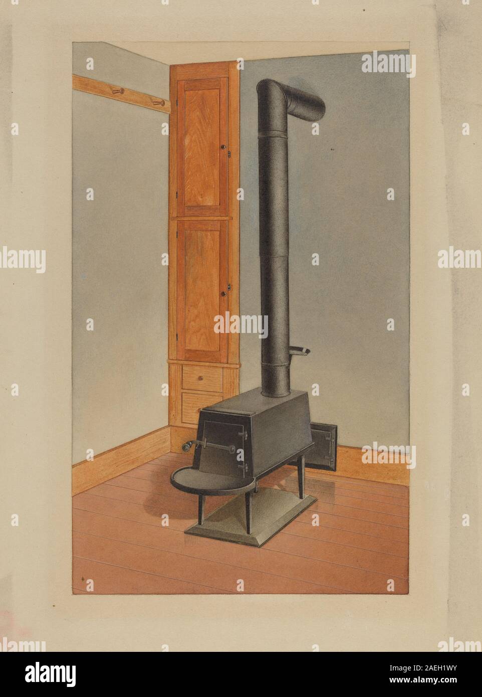John W Kelleher, Shaker StoveBuiltin Closet, c 1938 Shaker Stove/Builtin Closet; c. 1938