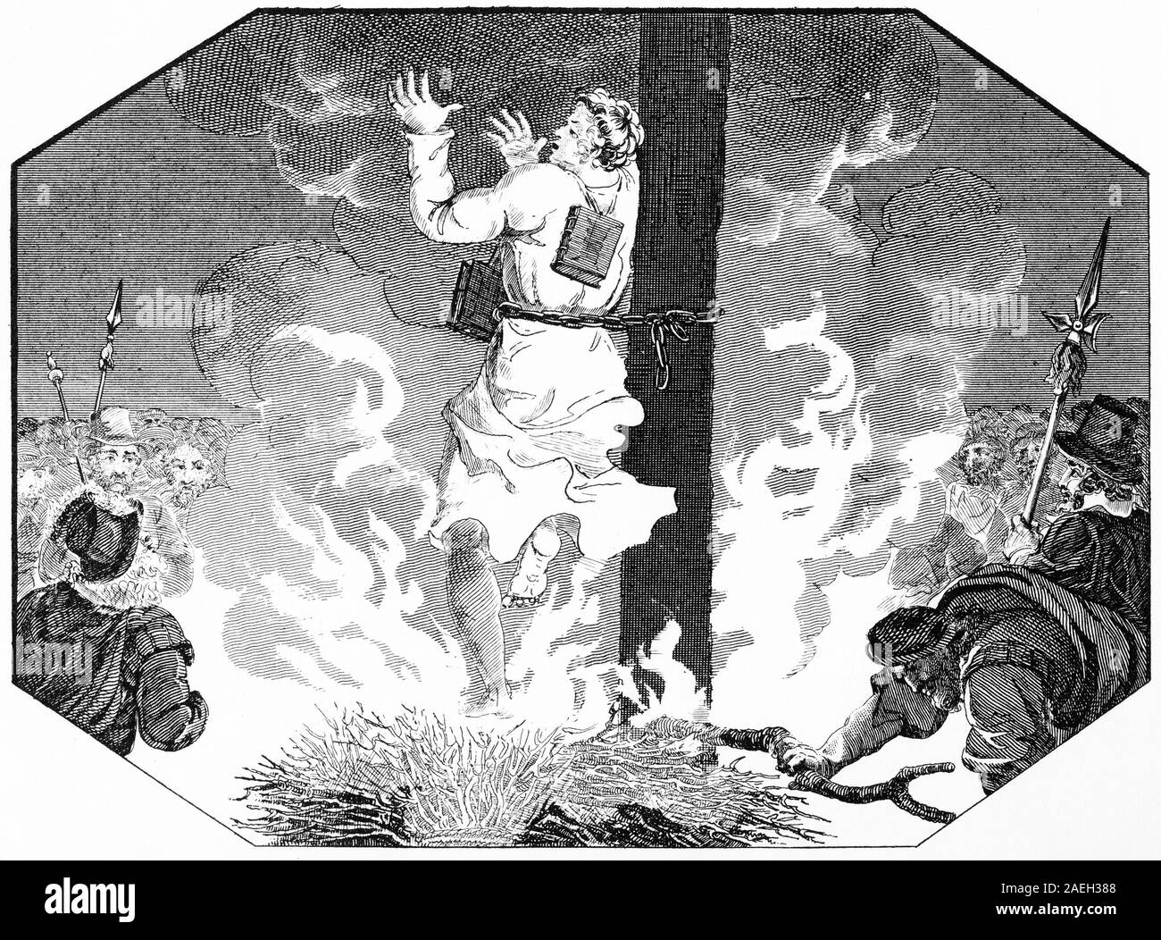 Burning at the stake Black and White Stock Photos & Images Alamy