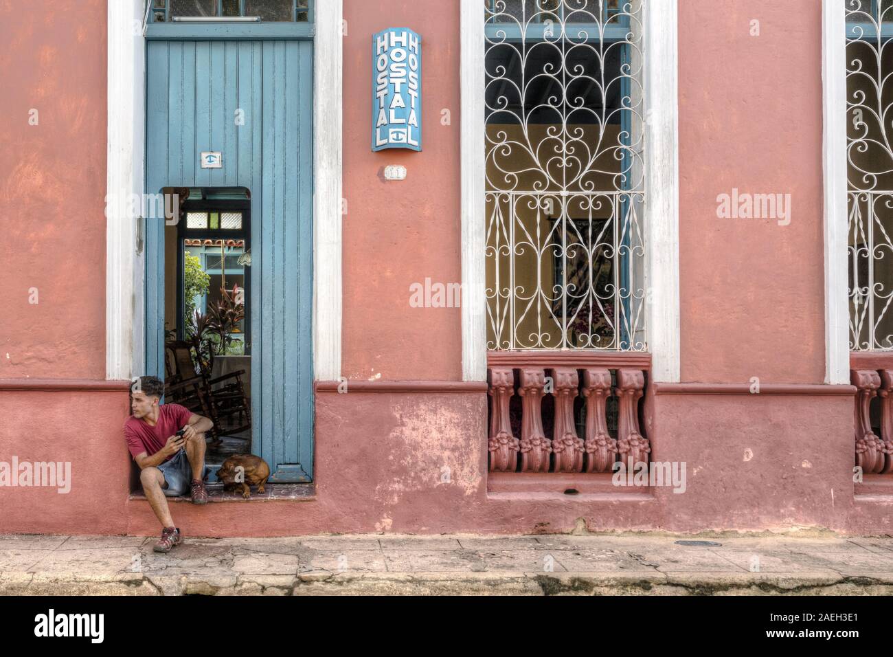 Remedios, Villa Clara, Cuba, North America Stock Photo