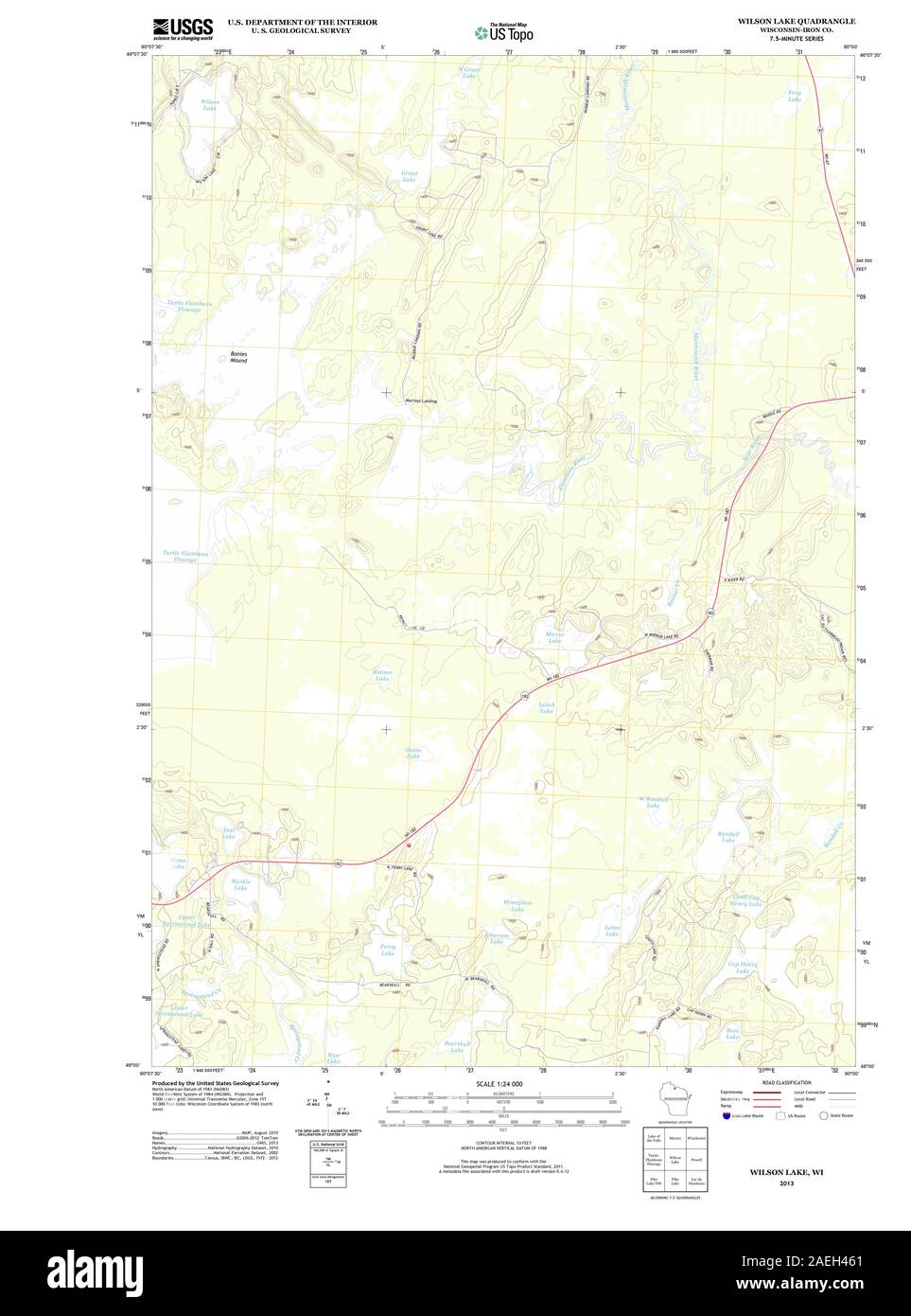 Map of lake wilson hires stock photography and images Alamy