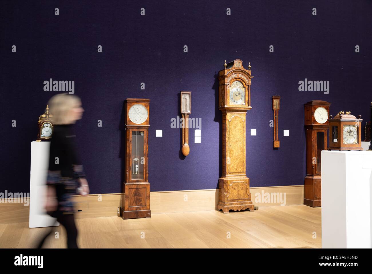 London, UK. 9th Dec, 2019. Bonhams Photocall took place for the Fine Clocks sale. Credit: Keith Larby/Alamy Live News  Stock Photo