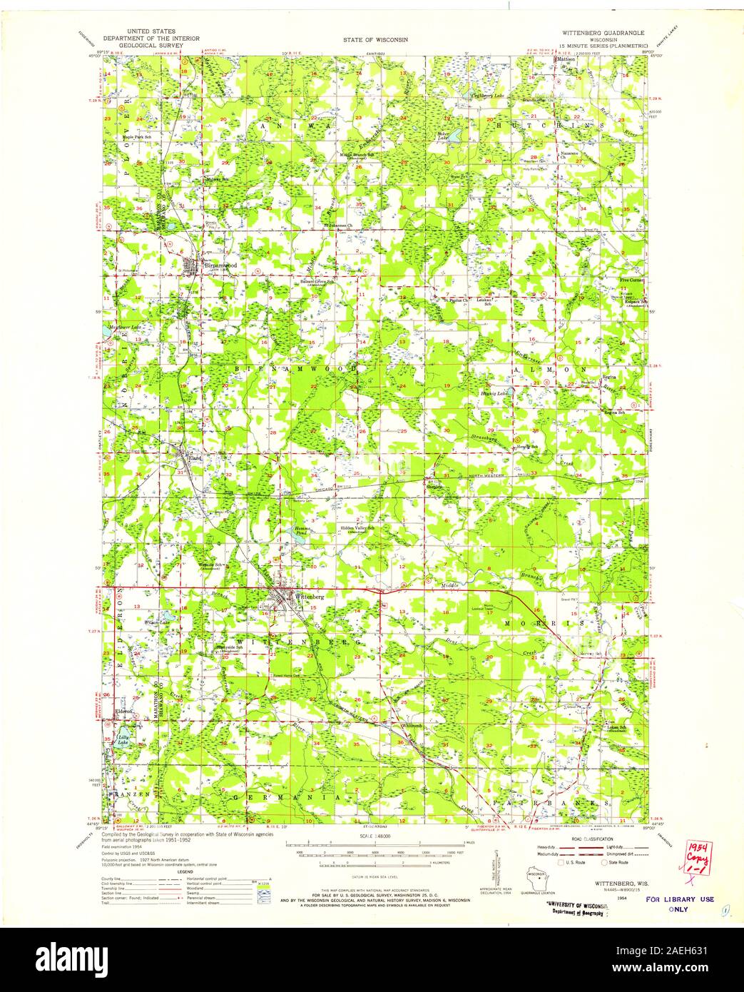 Map of wittenberg hires stock photography and images Alamy