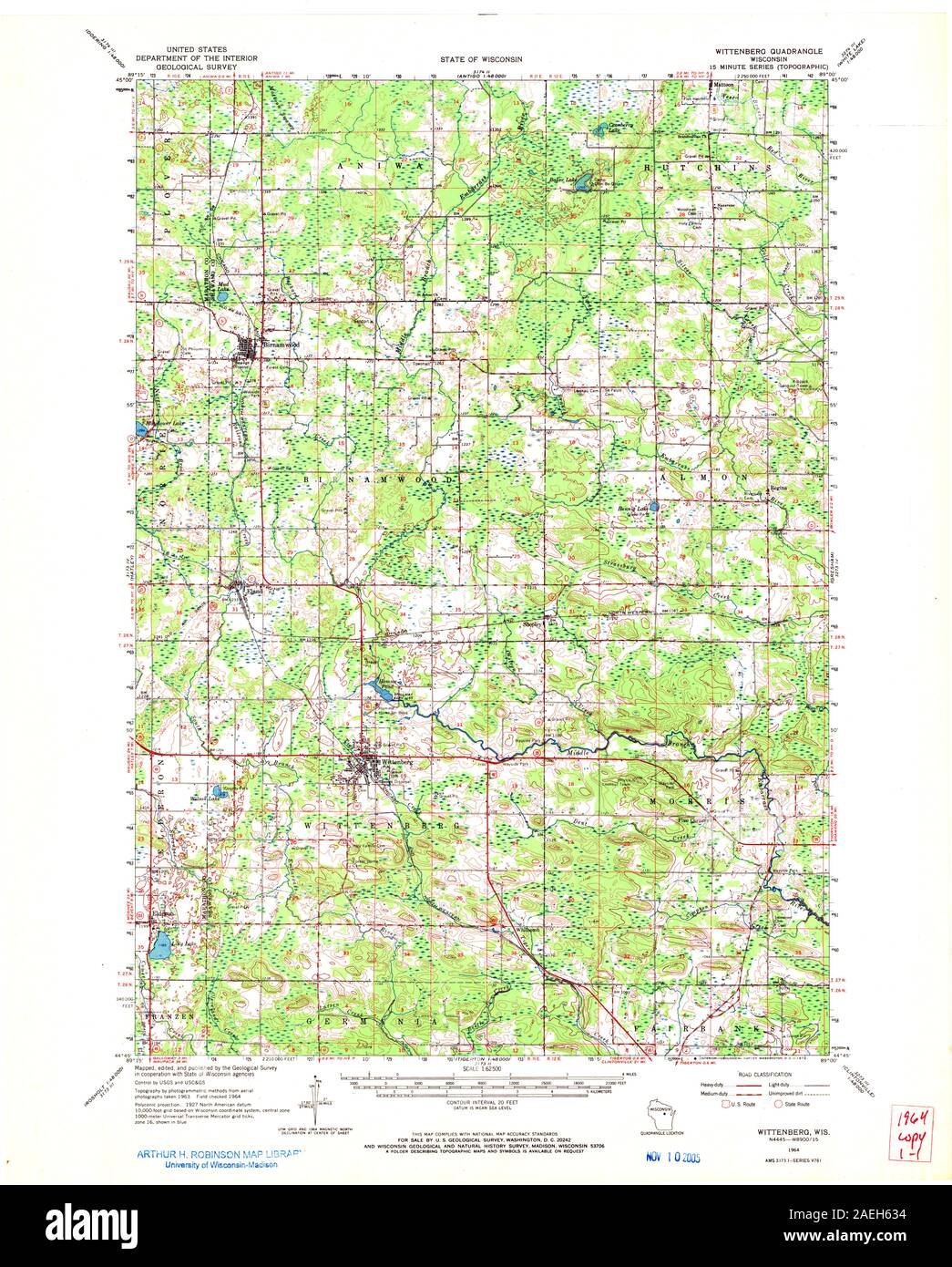 Map of wittenberg Cut Out Stock Images & Pictures Alamy