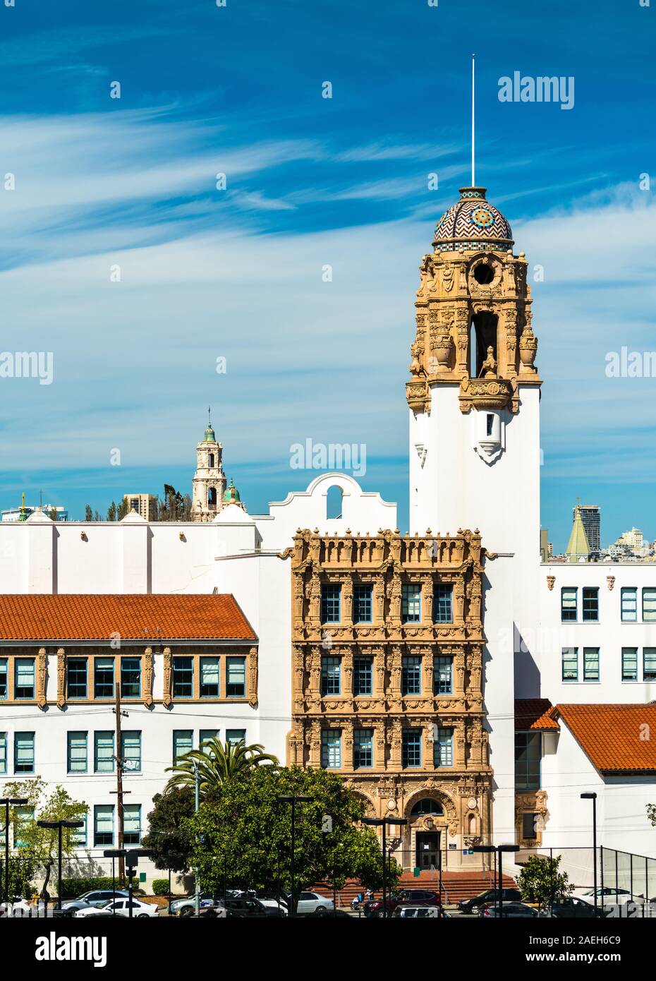 Mission High School in San Francisco, California Stock Photo Alamy