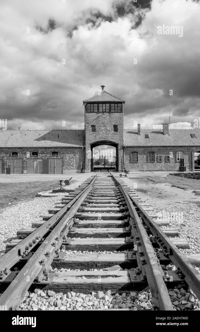 Auschwitz II-Birkenau. Building began in October 1941 to ease ...