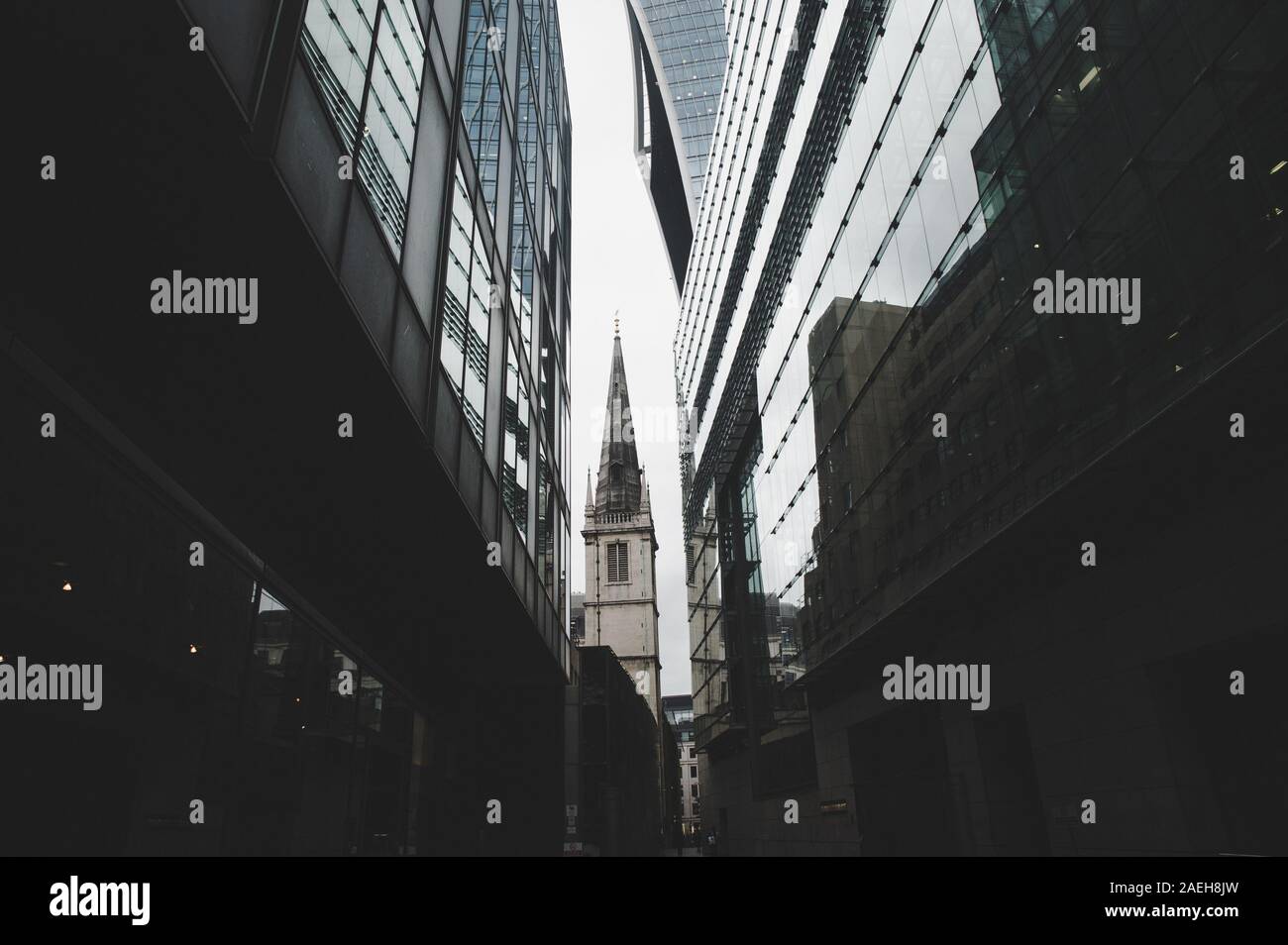 Saint Margaret Pattens Church of England in London. Stock Photo