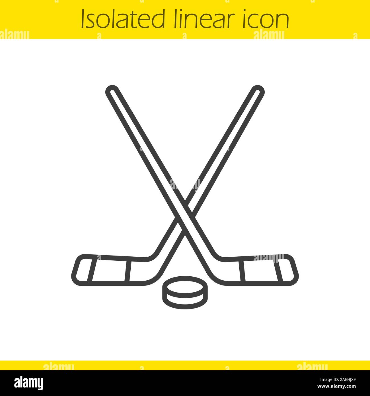 Hockey stick Vector drawing  Stock Illustration 82352812  PIXTA