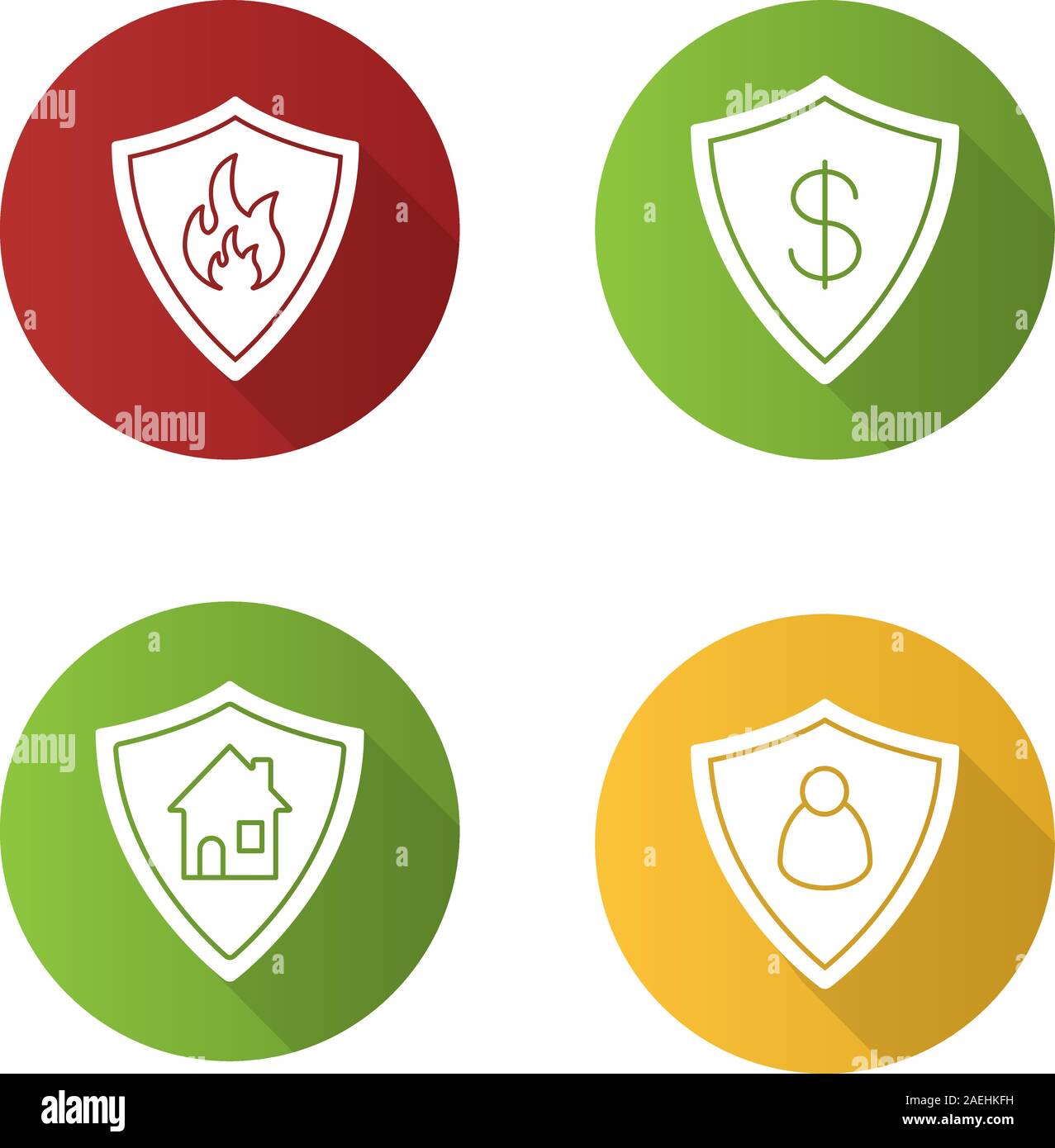 Long shields Stock Vector Images - Alamy