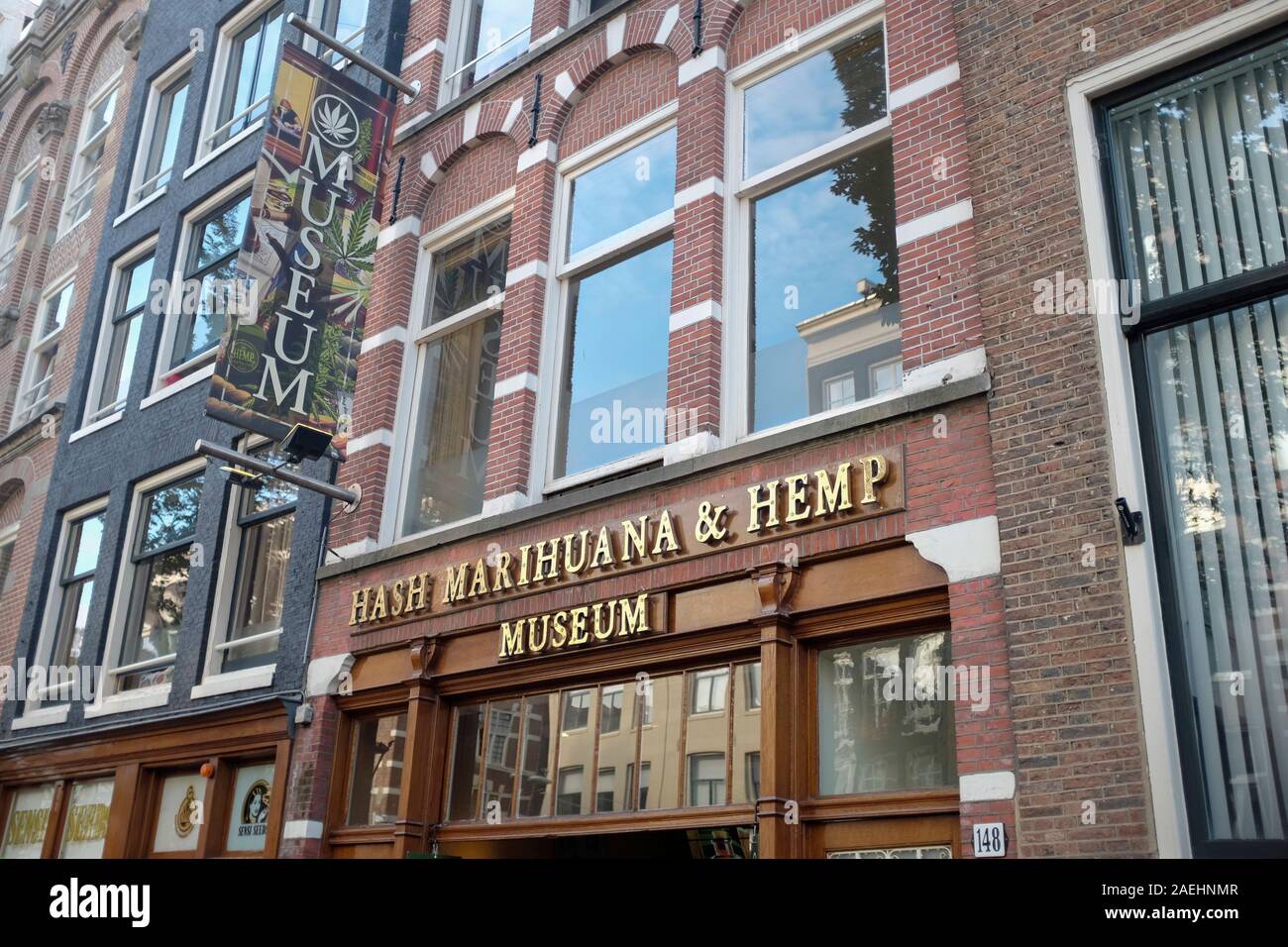 Hash Marihuana & Hemp Museum, Amsterdam, Netherlands Stock Photo