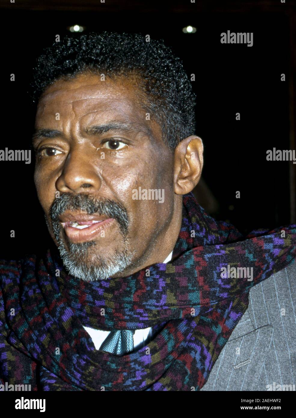 Washington, DC. USA, December 5, 1988 Alvin Ailey leaving the Jockey