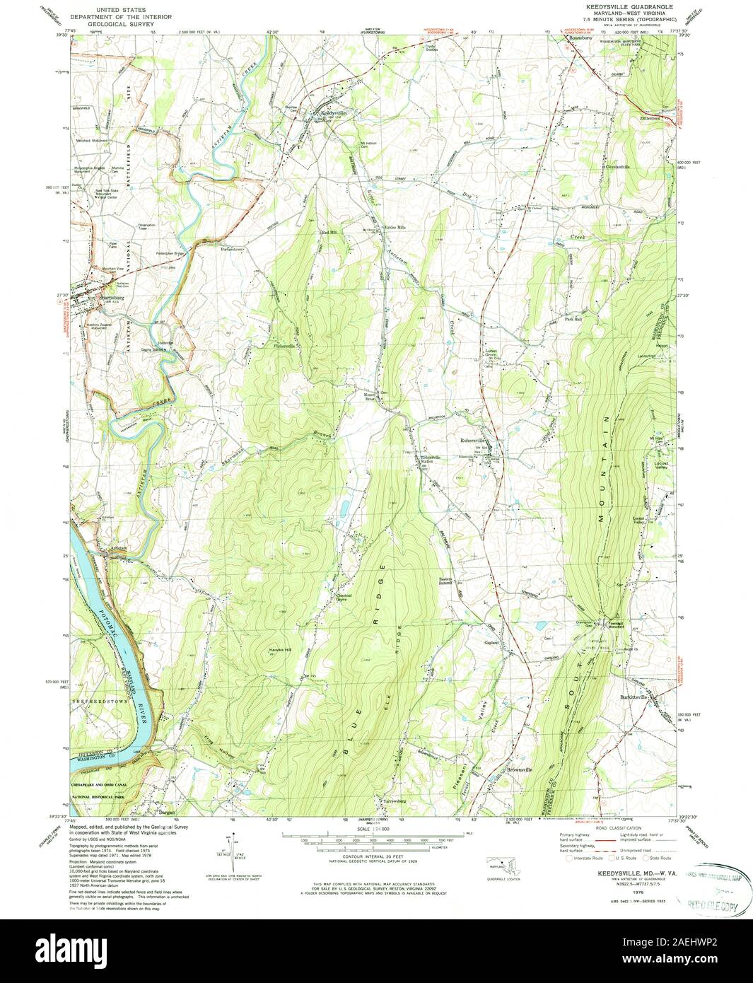 MD Keedysville 256470 1978 24000 Stock Photo Alamy