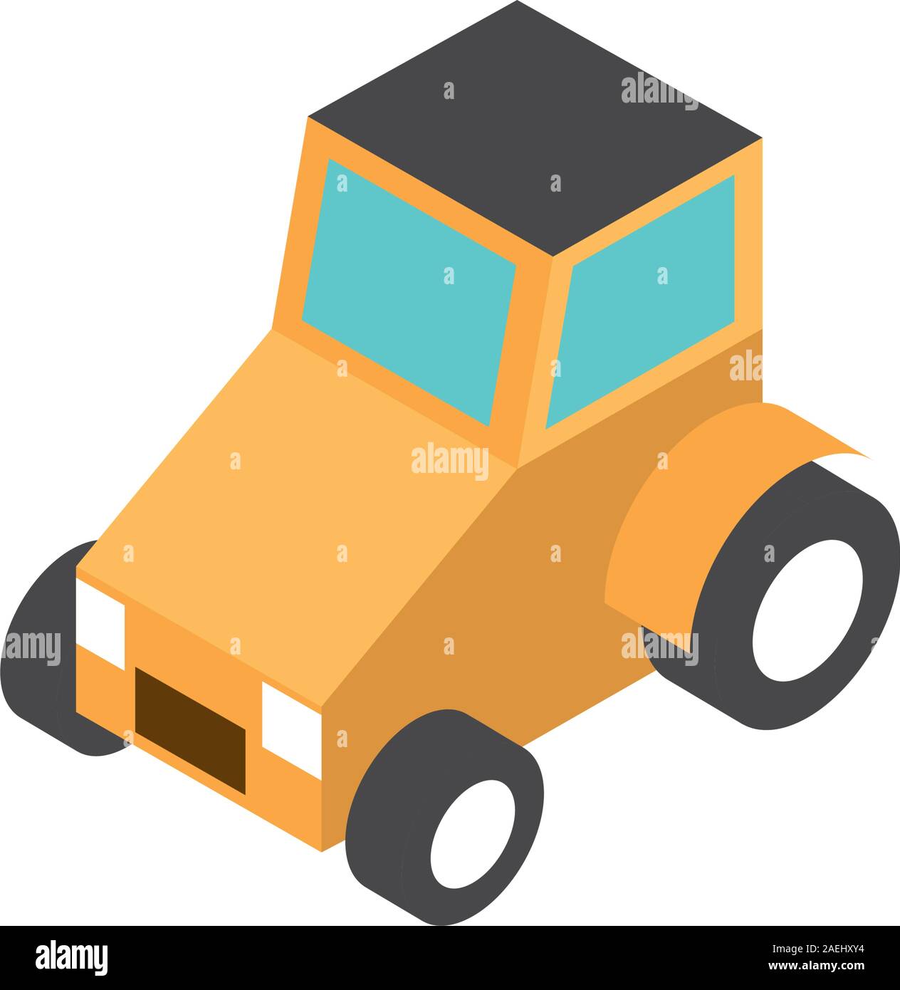farm truck transport rural isometric icon vector illustration Stock ...