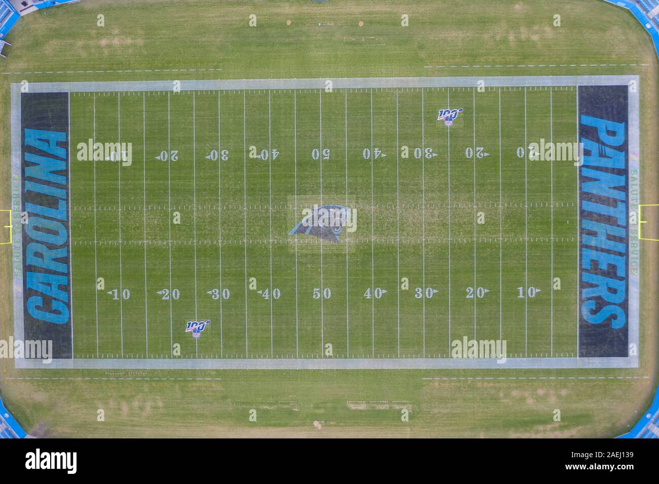 Charlotte, North Carolina, USA. 9th Dec, 2019. Bank of America Stadium is  home to the NFL's Carolina Panthers in Charlotte, NC. (Credit Image: ©  Walter G Arce Sr Grindstone Medi/ASP Stock Photo 