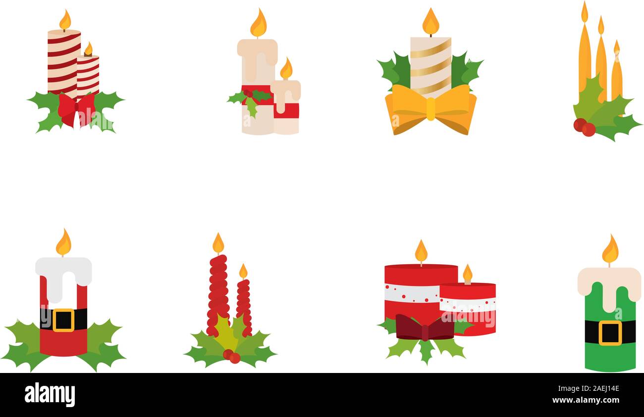 Set of christmas ornaments Stock Vector