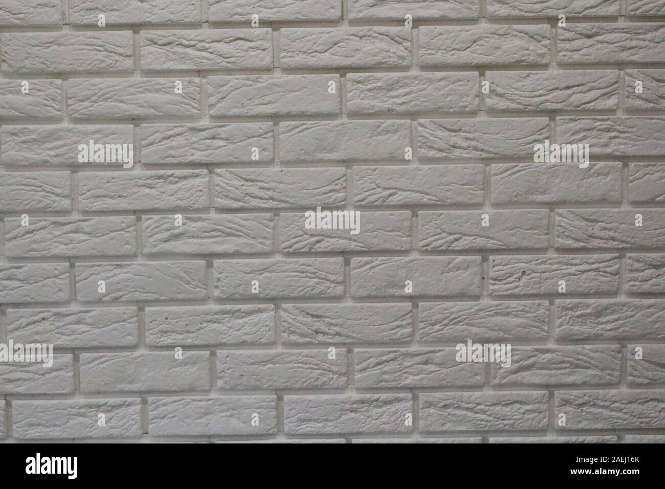 Modern white brick wall texture background for wallpaper and graphic ...