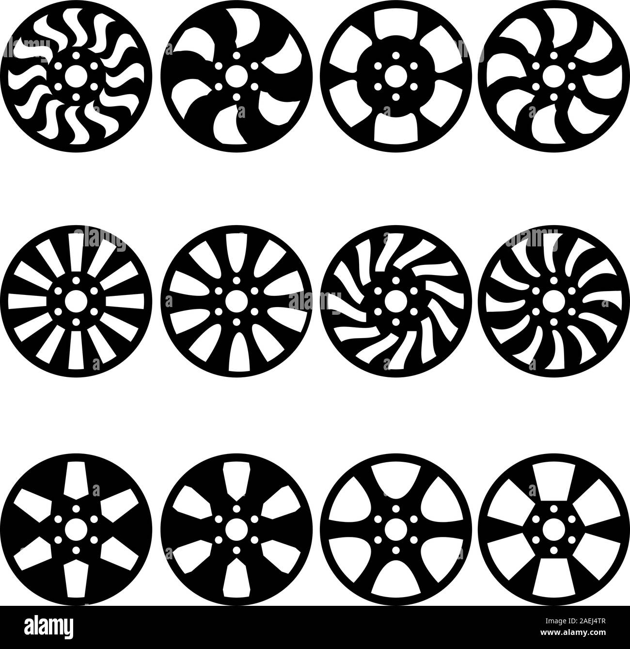 Car alloy wheels, vector illustration Stock Vector Image & Art Alamy