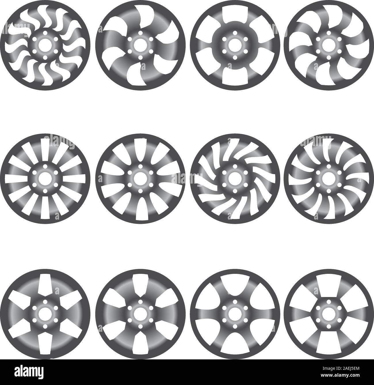 Car alloy wheels, vector illustration Stock Vector Image & Art Alamy