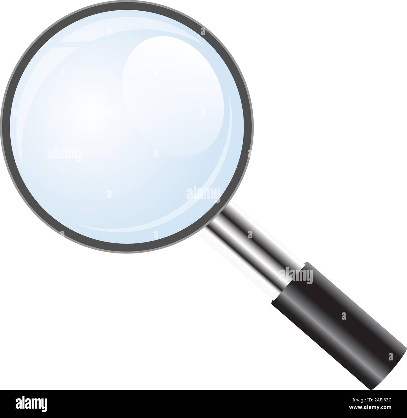 Magnifying glass icon, search icon. Vector illustration Stock Vector Image  & Art - Alamy