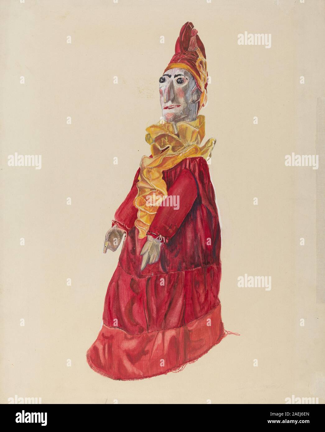 Lillian Stahl, Punch as Clown, c 1936 Punch as Clown; c. 1936 Stock Photo Alamy