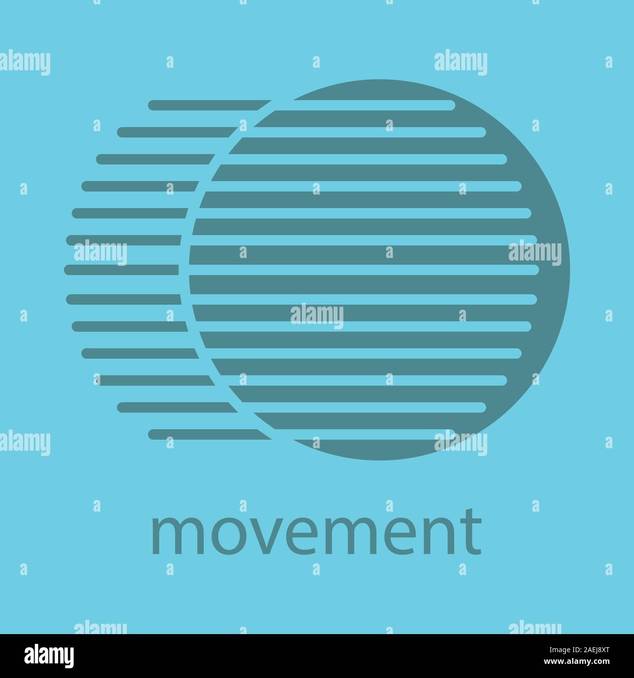 Movement glyph color icon. Silhouette symbol. Dynamic motion concept