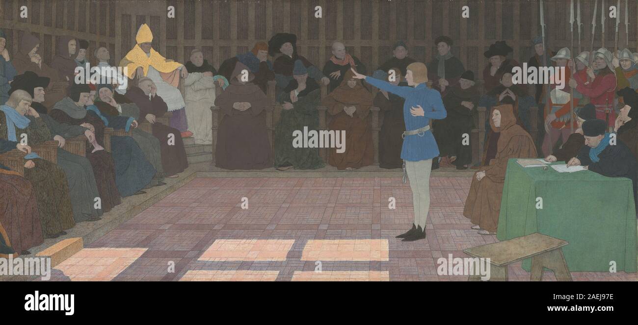 Louis Maurice Boutet de Monvel, The Trial of Joan of Arc (Joan of Arc