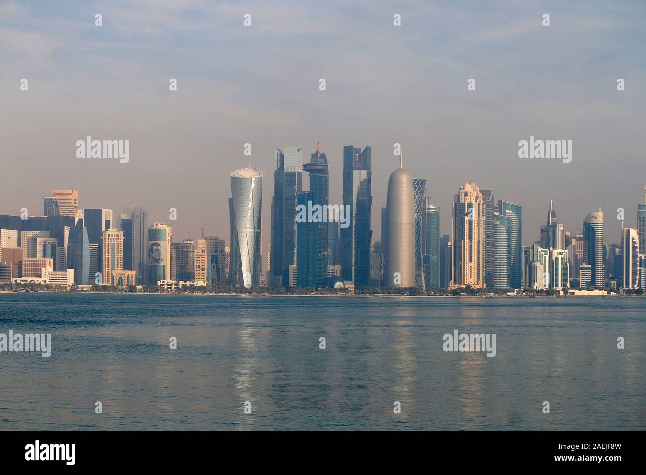 Impressionen: Skyline, Doha, Katar/ Qatar. Stock Photo