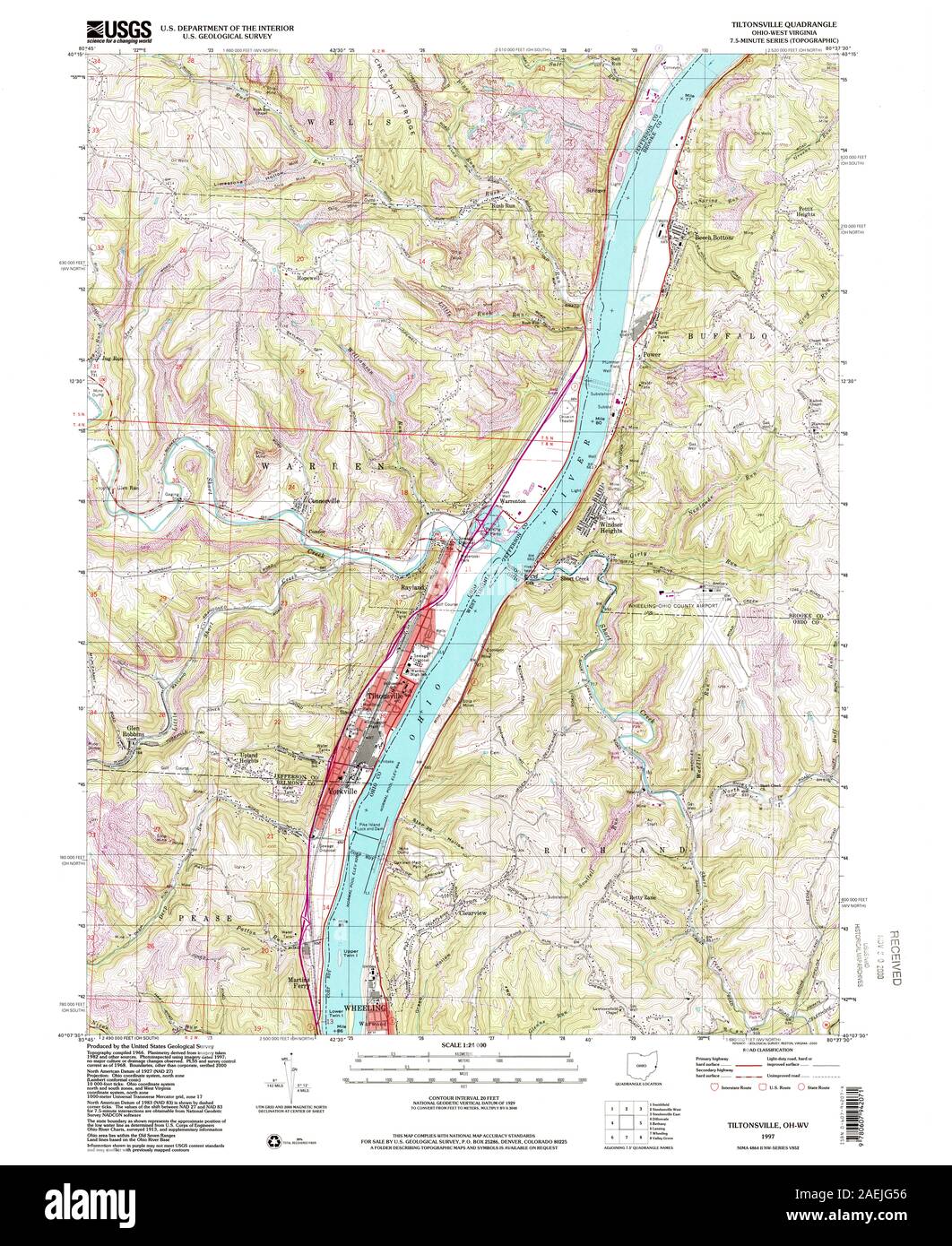 OH Tiltonsville 228222 1997 24000 Stock Photo Alamy