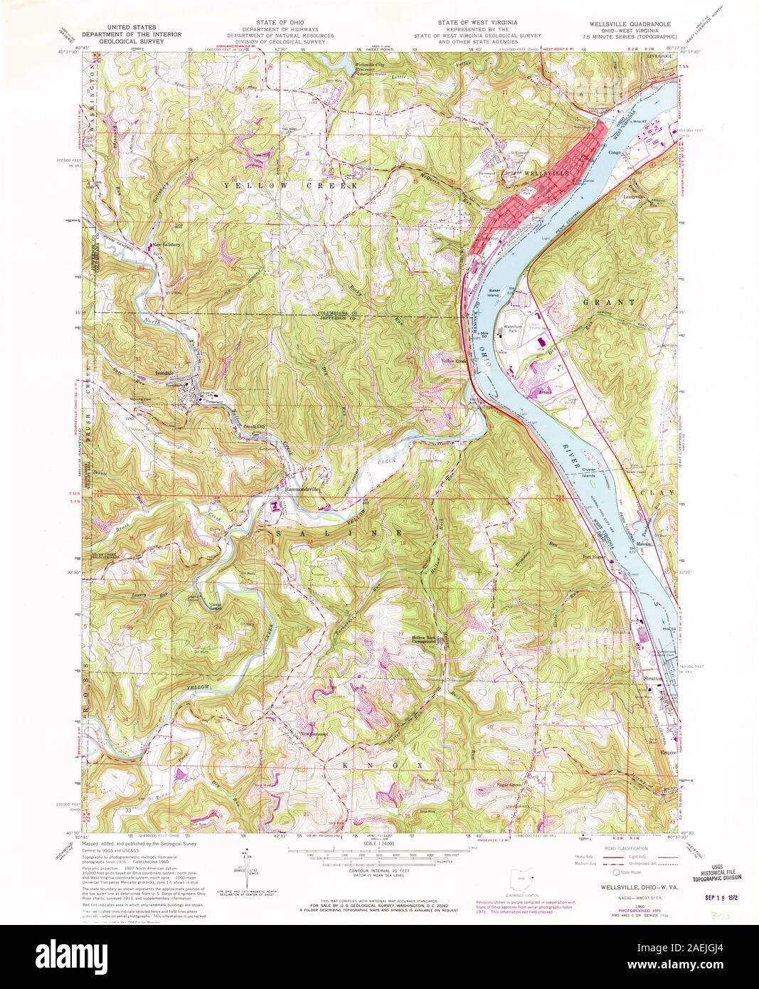 Map of wellsville Cut Out Stock Images & Pictures Alamy