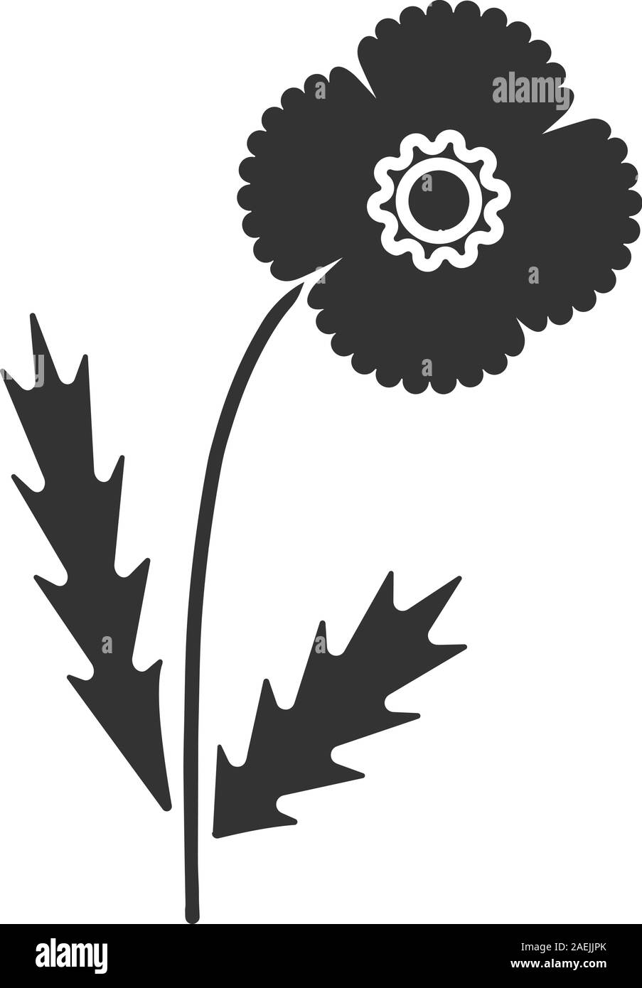 Poppy Silhouette Black And White Stock Photos Images Alamy
