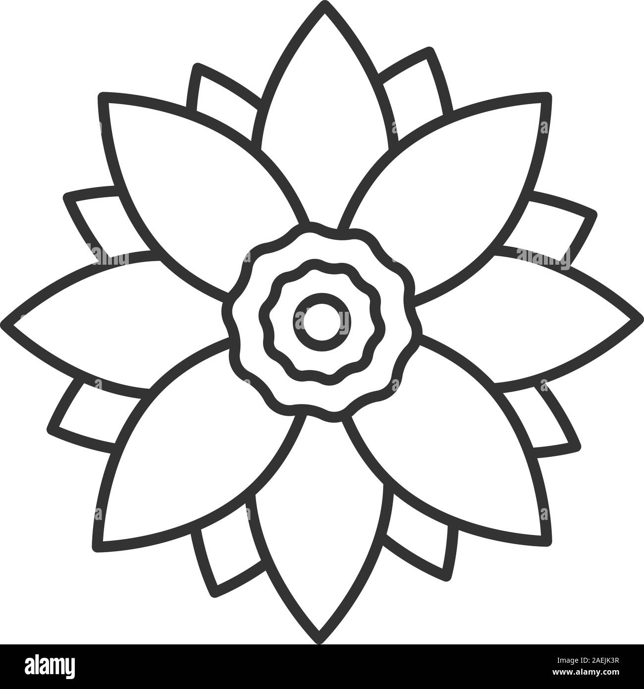 lotus flower outline drawing