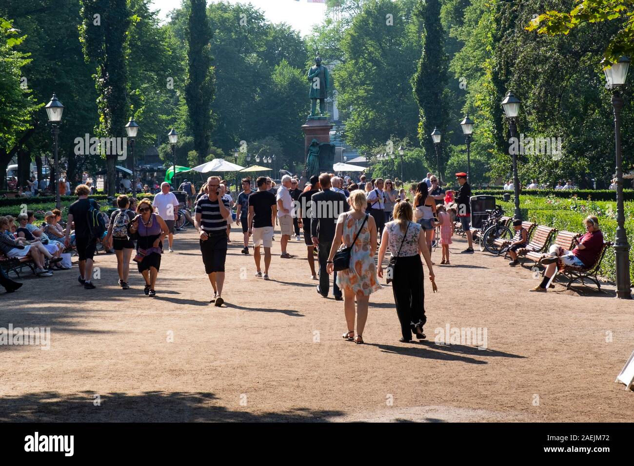 Jl Runeberg Helsinki Esplanade Park High Resolution Stock Photography and Images ...