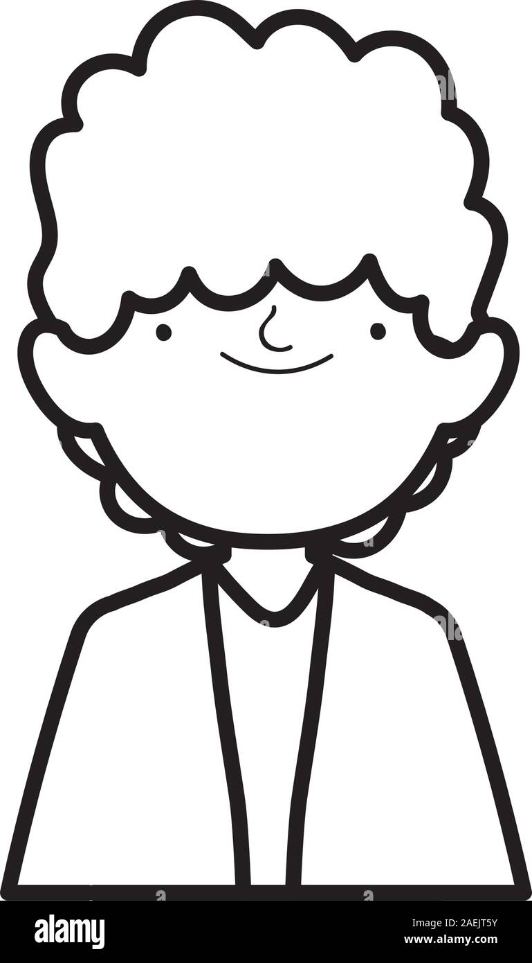 wedding groom man cartoon character in suit portrait vector ...