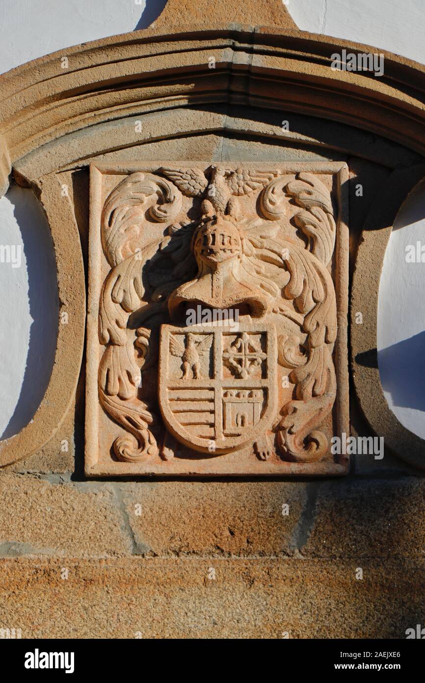 The Mateus Palace, Casa de Mateus or Palácio de Mateus - the home of Mateus Rose - said to be the most beautiful building in the world. Stock Photo