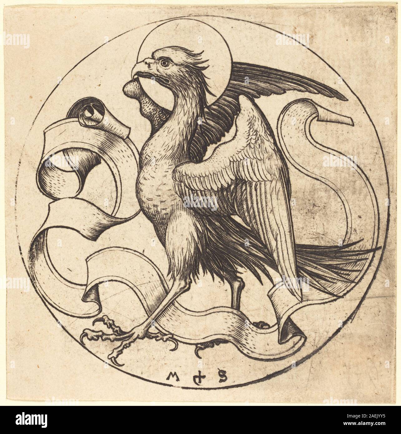 This engraving by Martin Schongauer, circa 1490, depicts the Eagle of ...