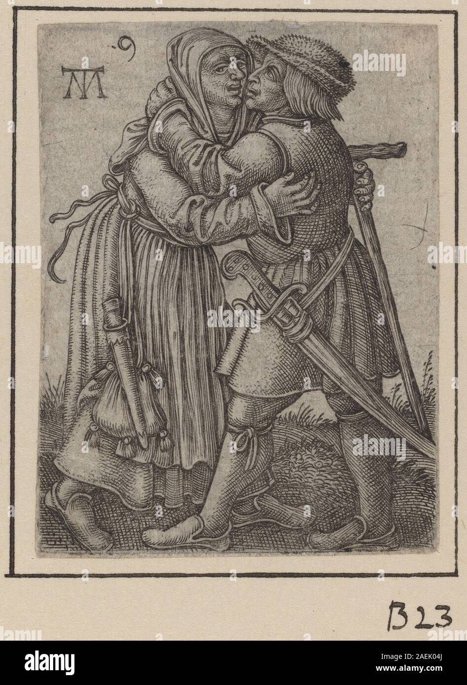 Martin Treu, Embracing Couple, c 1540 Embracing Couple; circa 1540 date Stock Photo
