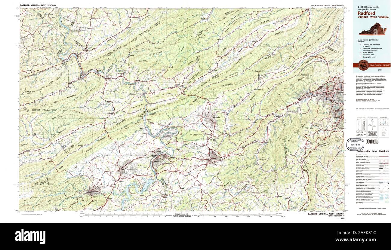 Map of radford hires stock photography and images Alamy