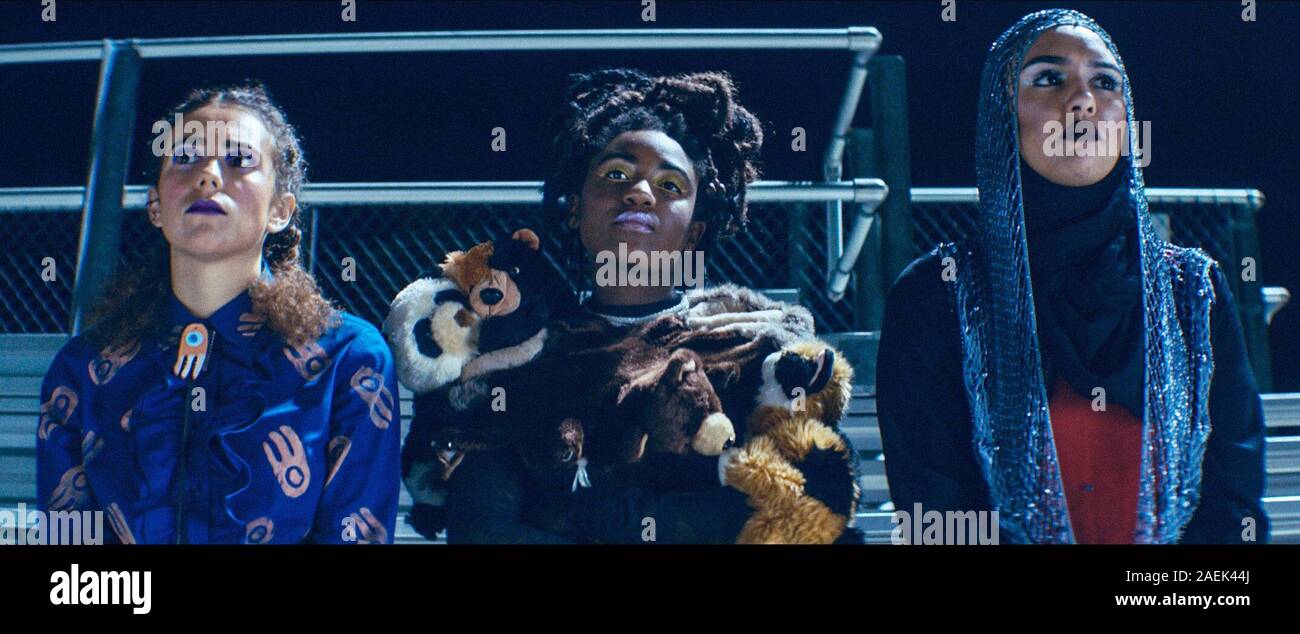 KNIVES AND SKIN, from left Aurora Real De Asua, Ireon Roach, Haley